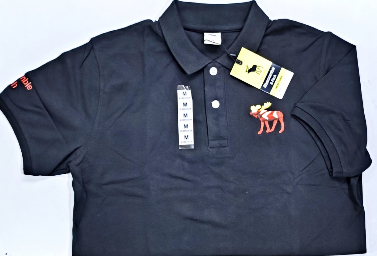 تیشرت مردانه یقه دار ABERCROMBIE&FITCH بنگلادش اصلی