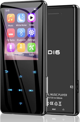 mp3پلیر۶۴ گیگابایت مدلD16 حافظه داخلی پشتیبانی و پخش ویدیو