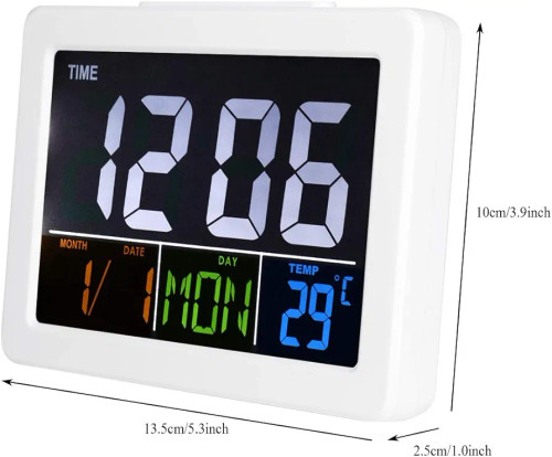 ساعت زنگدار دیجیتال، دماسنج داخلی برند Greensenمدل GH-2000WG