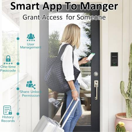 جعبه قفل هوشمندبرندeSmartLock، جعبه قفل کلیدی قابلیت باز کردن با برنامه کد، اثر انگشت ، بلوتوث