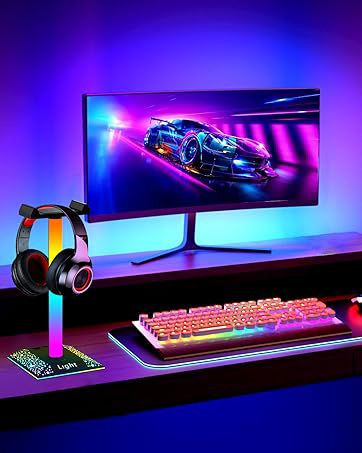 نوار LED دور تلویزیون مدل کانتوتو SSG-104: نورپردازی هوشمند RGB با همگامسازی موسیقی و کنترل برنامه