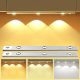 چراغ زیر کابینتی با ظرفیت باتری قوی 1200 میلیآمپر 30 سانتیمتر ۳ وات Ylatoial مدل ZQ-HW30D