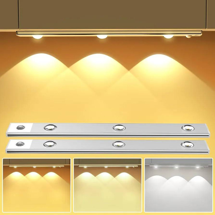 چراغ زیر کابینتی با ظرفیت باتری قوی 1200 میلیآمپر 30 سانتیمتر ۳ وات Ylatoial مدل ZQ-HW30D