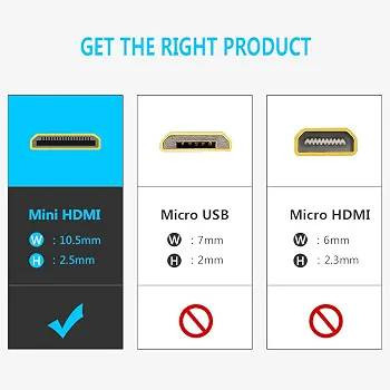 آداپتور مینی HDMI به VGA بنفی، سازگار با اولترابوکها، نوتبوکها، تبلتها، دوربینهای عکاسی و فیلمبردداری- مشکی