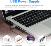 آداپتور بلوتوث USB TX11S، گیرنده و فرستنده، دانگل USB 5.0، آداپتور موسیقی بیسیم 2 در 1 با RCA و AUX 3.5 میلیمتری برای تلویزیون، کامپیوتر، ماشین، هدفون، تبلت، سیستم استریو خانگی، مشکی