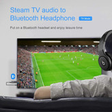 آداپتور بلوتوث USB TX11S، گیرنده و فرستنده، دانگل USB 5.0، آداپتور موسیقی بیسیم 2 در 1 با RCA و AUX 3.5 میلیمتری برای تلویزیون، کامپیوتر، ماشین، هدفون، تبلت، سیستم استریو خانگی، مشکی