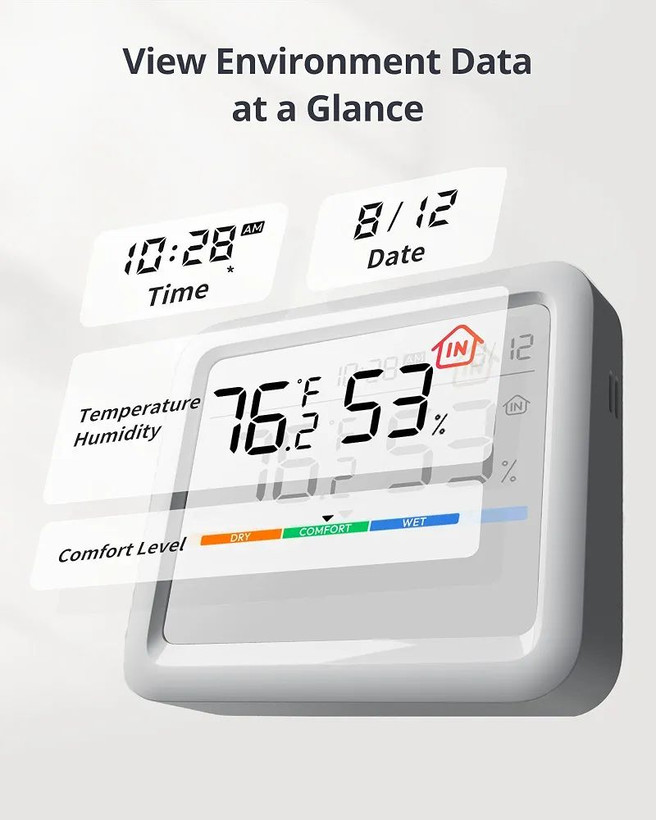 رطوبتسنج و رطوبتسنج دیجیتال SWITCH BOT مدل Meter Pro