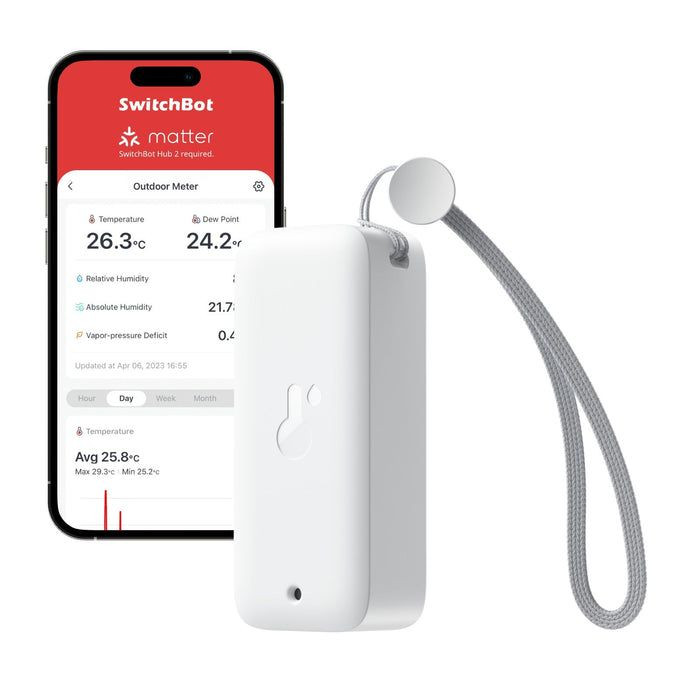 دماسنج و رطوبت سنج داخلی و خارجی SwitchBot IP65 بی سیم