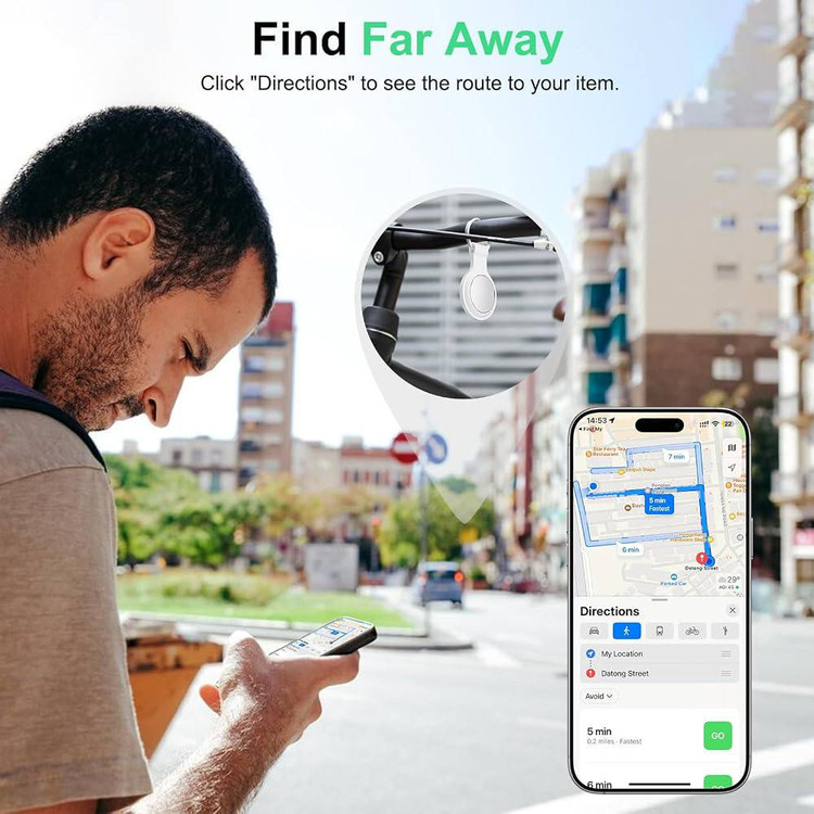 ردیاب بلوتوث Bnlei برای آیفون بسته ۱ عددی رنگ سفید