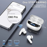 ایرپاد بلوتوثی Nerunsa مدل D60 pro رنگ سفید( بسیار باکیفیت)