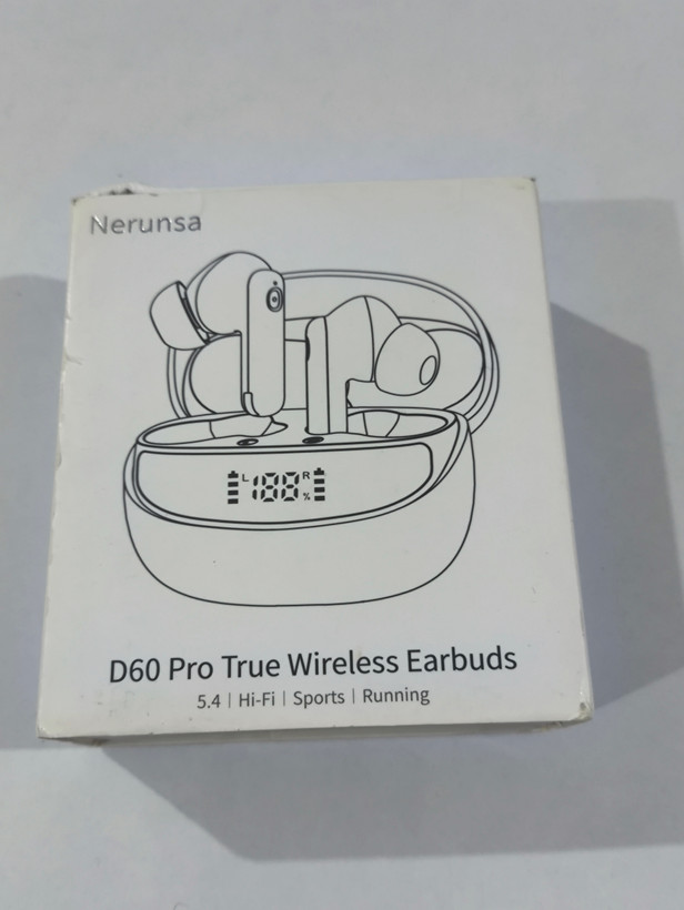 ایرپاد بلوتوثی Nerunsa مدل D60 pro رنگ سفید( بسیار باکیفیت)
