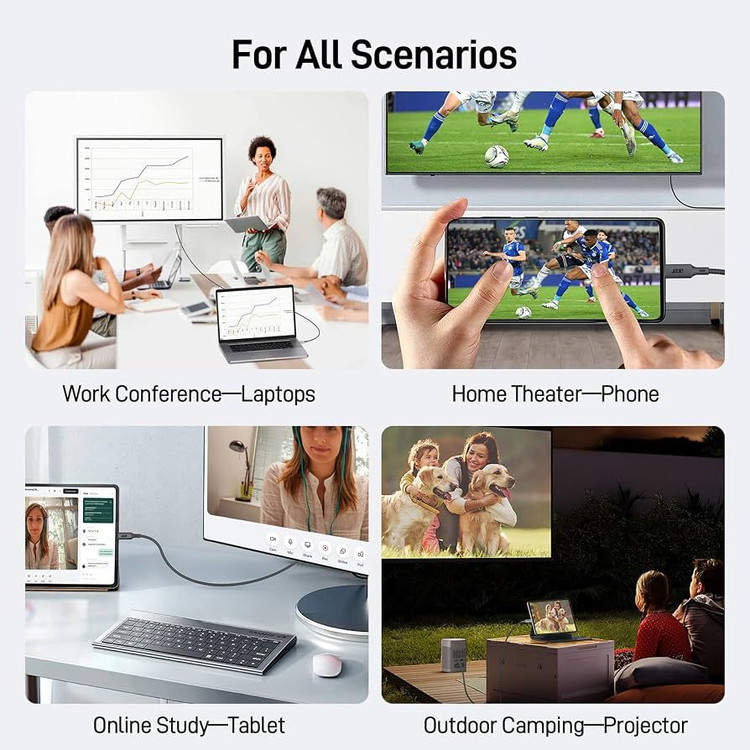 کابلacer ایسر USB C به پورت نمایشگر 4K@60Hz 2K@165Hz