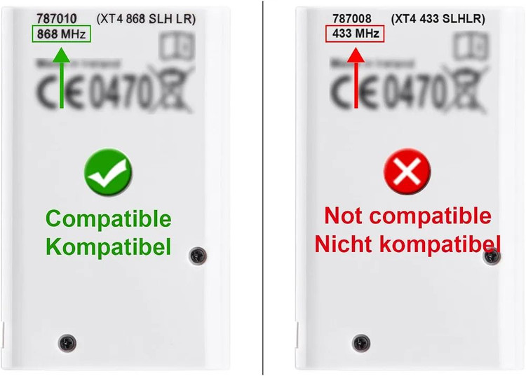 ریموت جک پارکینگ برند FAAC فرکانس ۸۶۸ مگاهرتز مدل XT4 SLH LR