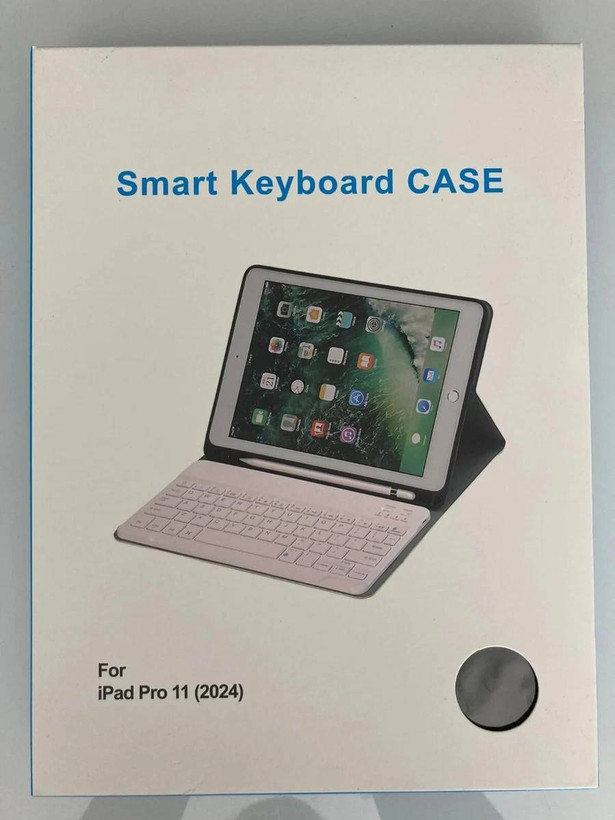 پک کاور و کیبورد برای Ipad pro 11 (2024) مدل Smart Keyboard CASE