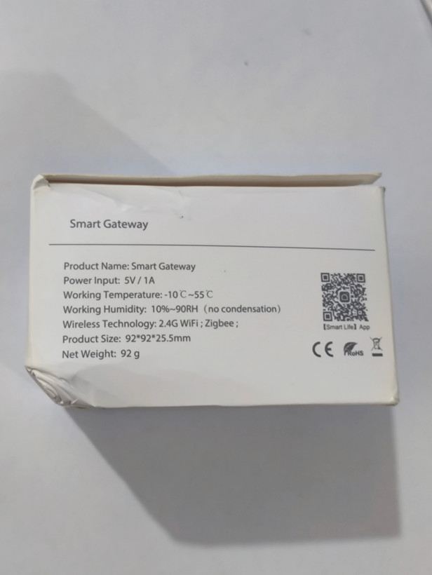 هاب مرکزی Zigbee تویا با کابل تایپ سی و کابل شبکه