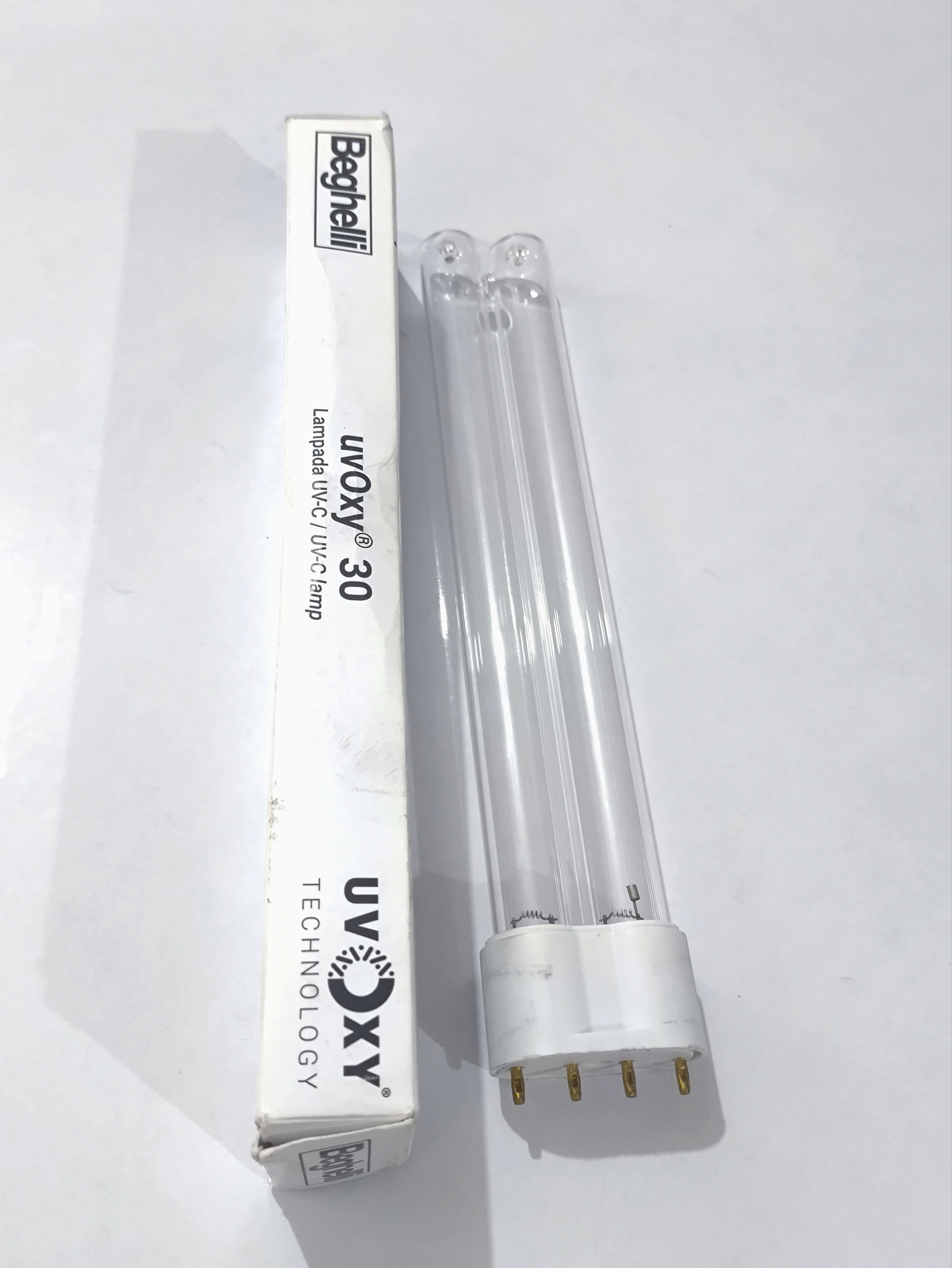 لامپ UV-C یو وی سی ۱۸ وات برند Beghelli کشور ایتالیا
